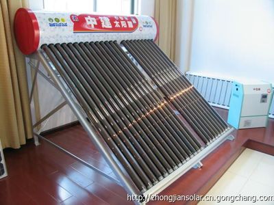家用型中建太阳能热水器【健康宝系列】高清图片
